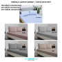 ETE HOMETEX Çift Kişilik Pamuklu Lastikli Çarşaf Takımı 180x200x30cm PUDRA 8696474231828